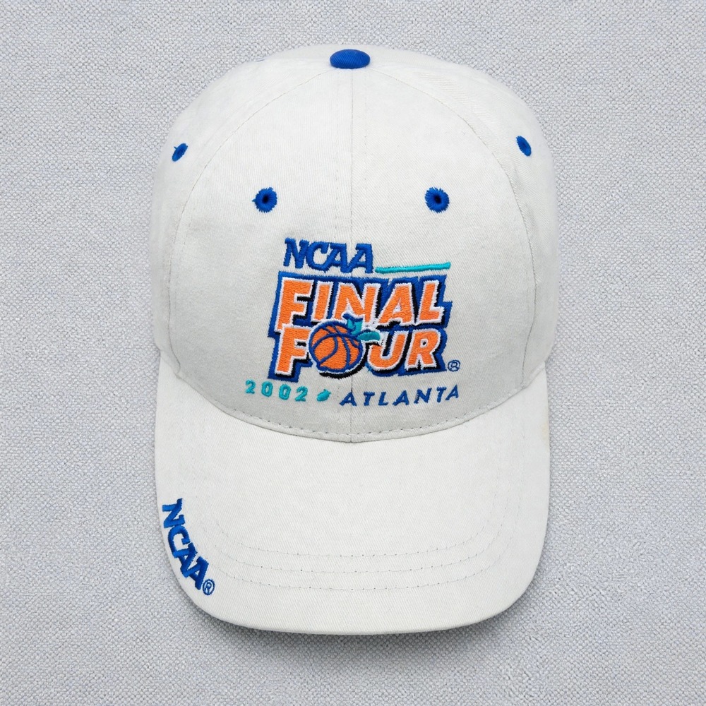 Vintage 2002 NCAA Final Four Atlanta Snapback Hat Kansas Oklahoma Maryland